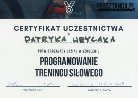 Programowanie treningu siłowego