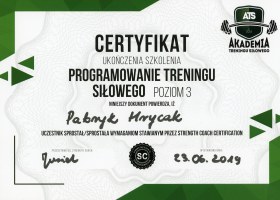 Programowanie w treningu siłowym- poziom 3